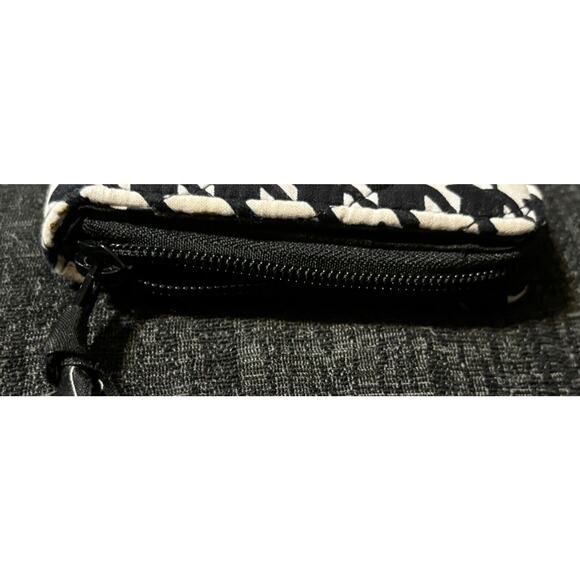 VERA BRADLEY MIDNIGHT HOUNDSTOOTH Turn Latch Wallet - Picture 3 of 12